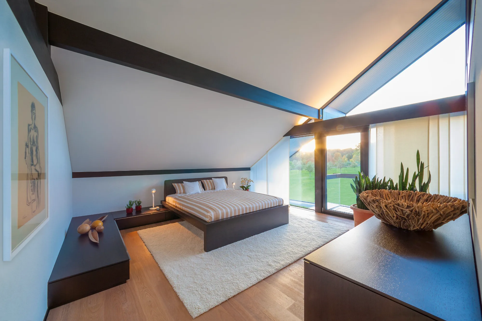 HUF Haus Musterhaus Zürich – Schlafzimmer