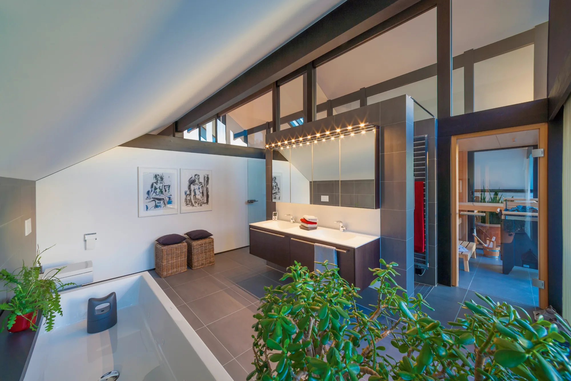 HUF Haus Musterhaus Zürich – Badezimmer