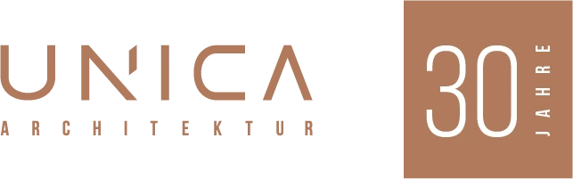 Logo Unica Architektur AG, 30 Jahre