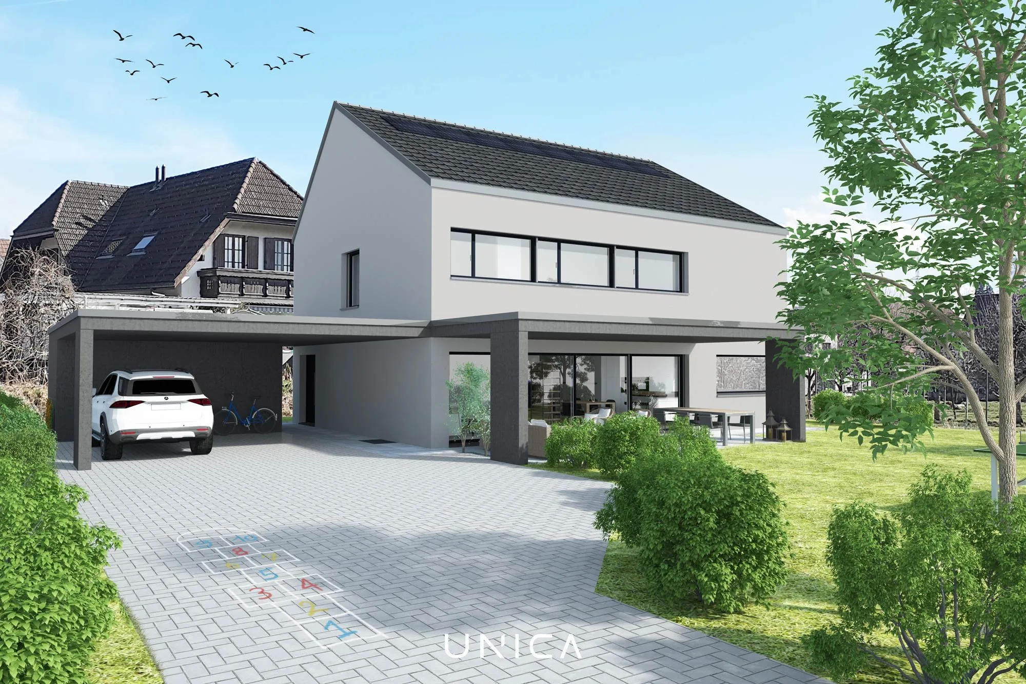 Einfamilienhaus in Deitingen, Visualisierung